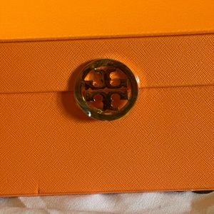 Tory Burch Orange Felt Multi-functional Box
